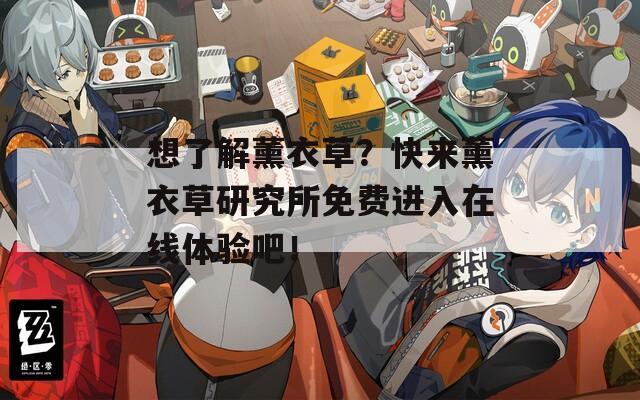 想了解薰衣草？快来薰衣草研究所免费进入在线体验吧！